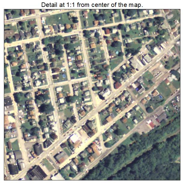 McDonald, Pennsylvania aerial imagery detail