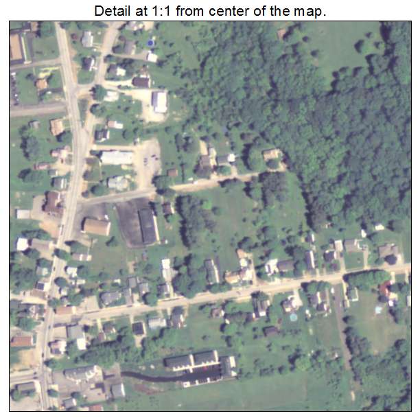 McKean, Pennsylvania aerial imagery detail