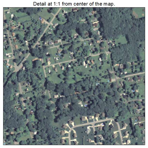 Meridian, Pennsylvania aerial imagery detail
