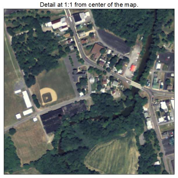 Middleburg, Pennsylvania aerial imagery detail