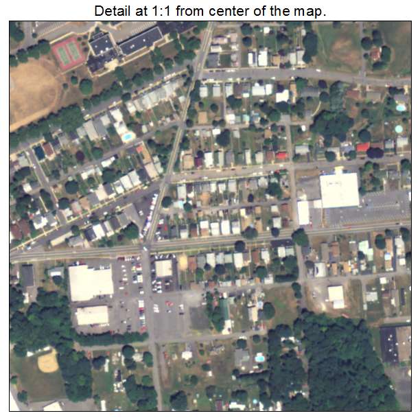 Millersburg, Pennsylvania aerial imagery detail