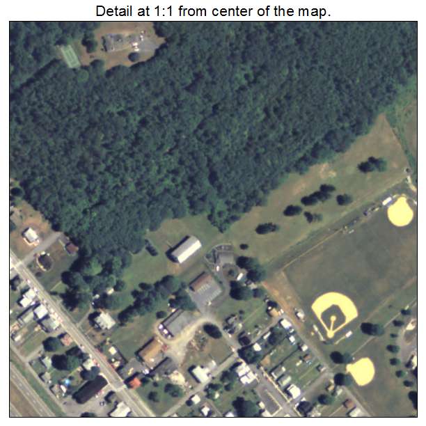 Millerstown, Pennsylvania aerial imagery detail