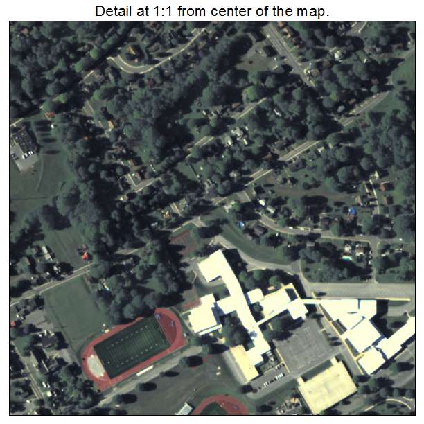 Millersville, Pennsylvania aerial imagery detail