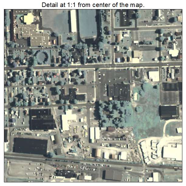 Montoursville, Pennsylvania aerial imagery detail