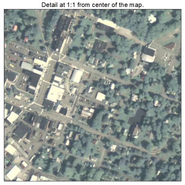 Montrose, Pennsylvania aerial imagery detail