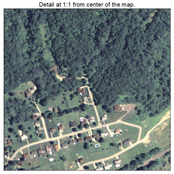 Morrisville, Pennsylvania aerial imagery detail