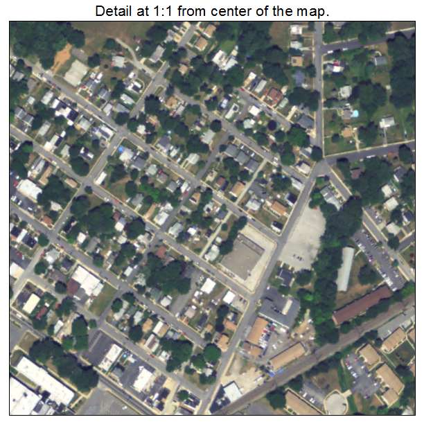 Morton, Pennsylvania aerial imagery detail