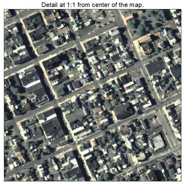 Mount Carmel, Pennsylvania aerial imagery detail