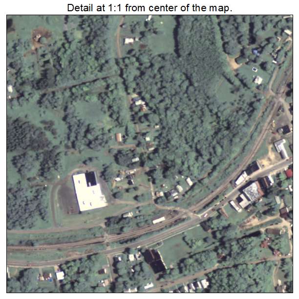Mount Jewett, Pennsylvania aerial imagery detail
