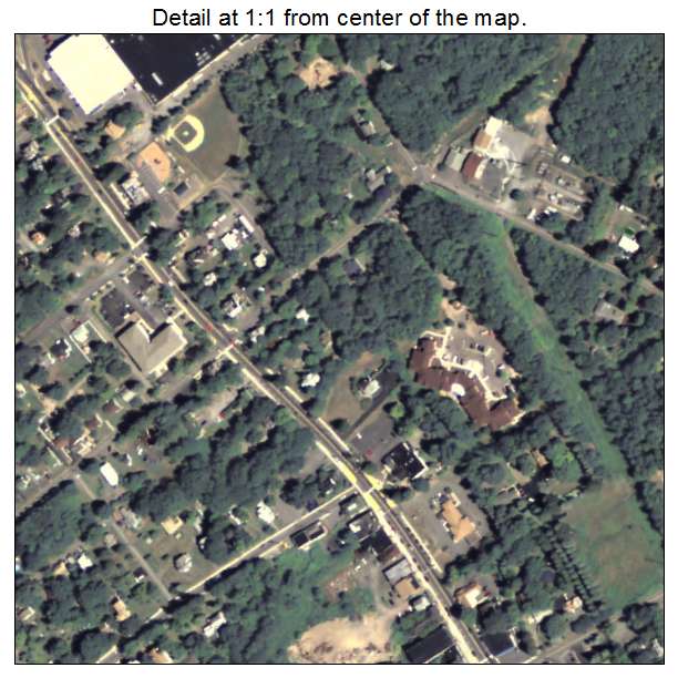 Mount Pocono, Pennsylvania aerial imagery detail