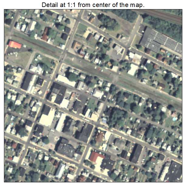 Mount Union, Pennsylvania aerial imagery detail