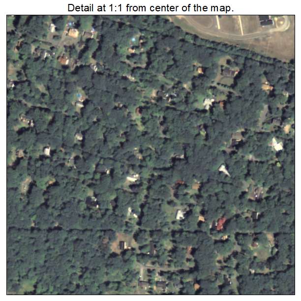 Mountainhome, Pennsylvania aerial imagery detail