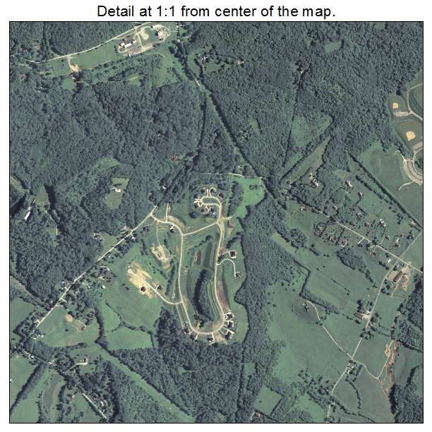 Municipality of Murrysville, Pennsylvania aerial imagery detail