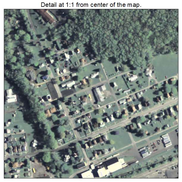 New Bethlehem, Pennsylvania aerial imagery detail