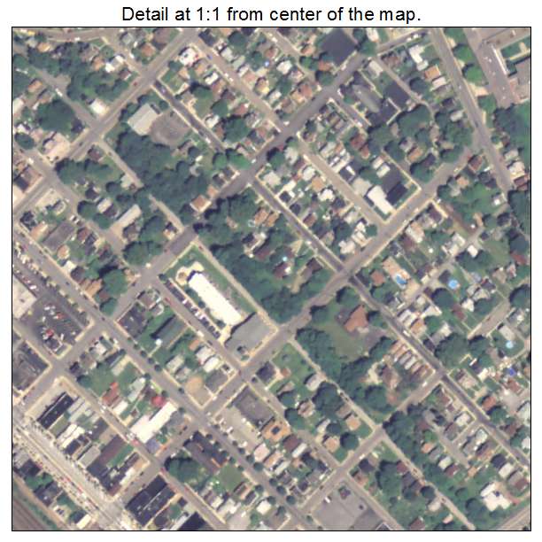 New Brighton, Pennsylvania aerial imagery detail