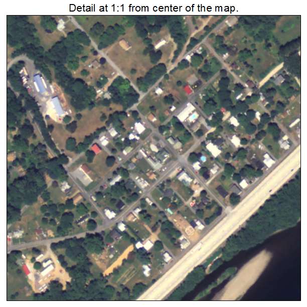 New Buffalo, Pennsylvania aerial imagery detail