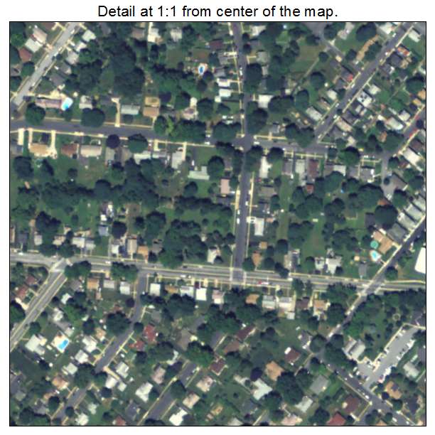 New Cumberland, Pennsylvania aerial imagery detail