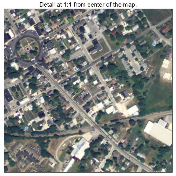 New Oxford, Pennsylvania aerial imagery detail