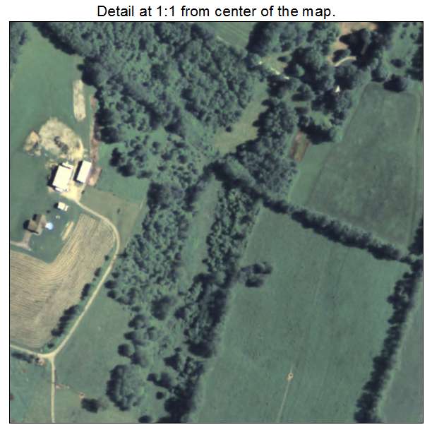 New Salem Buffington, Pennsylvania aerial imagery detail