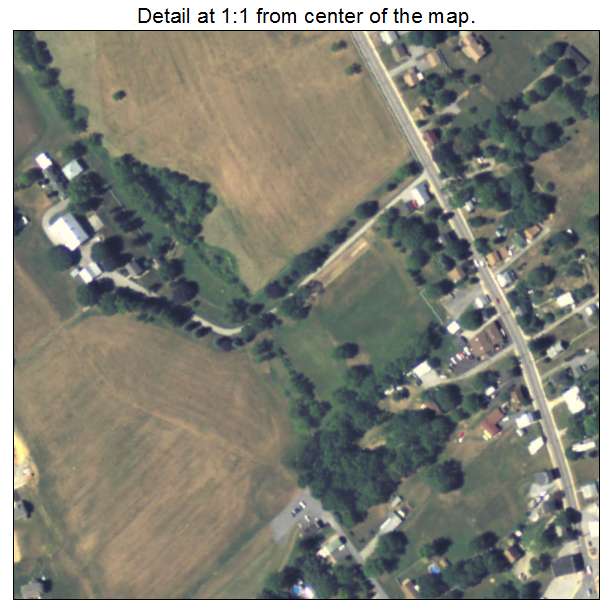 New Salem, Pennsylvania aerial imagery detail