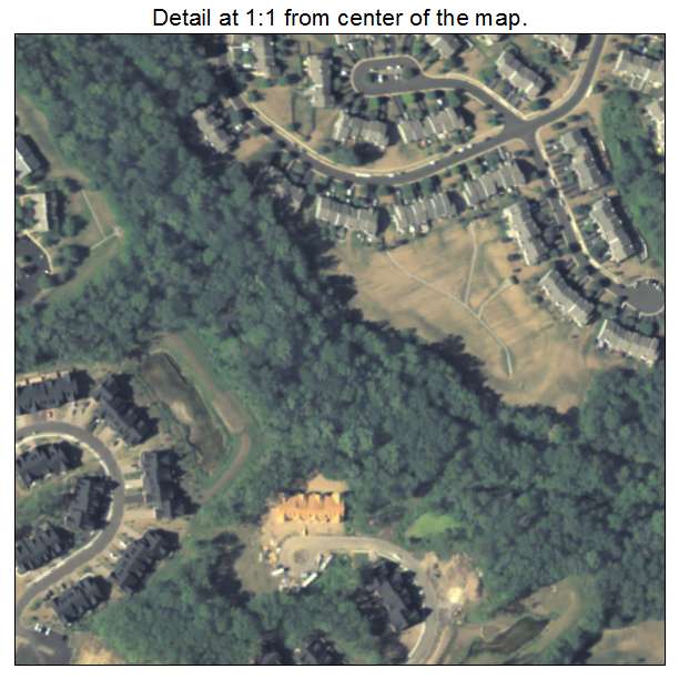 Newtown Grant, Pennsylvania aerial imagery detail