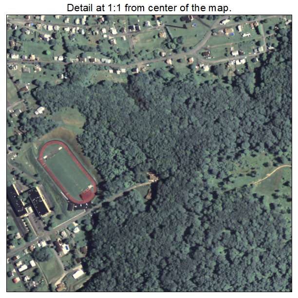 Northern Cambria, Pennsylvania aerial imagery detail