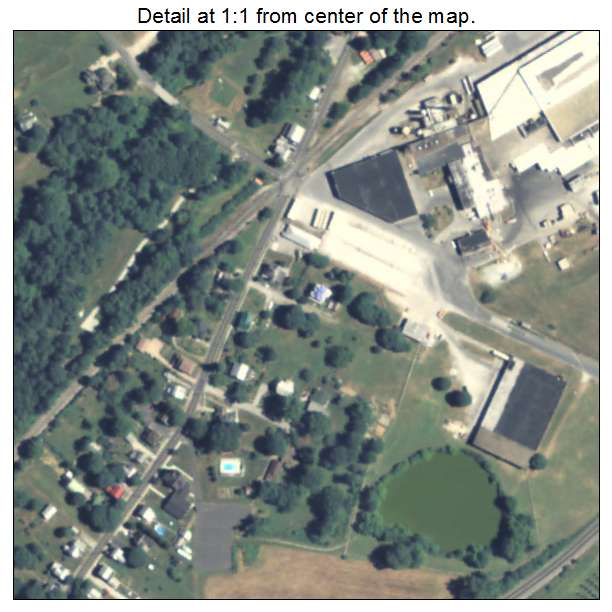 Orrtanna, Pennsylvania aerial imagery detail