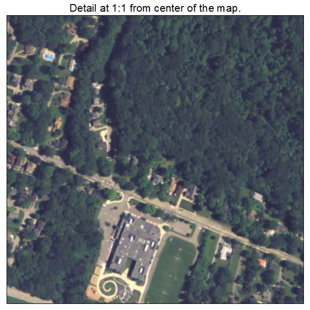 Osborne, Pennsylvania aerial imagery detail