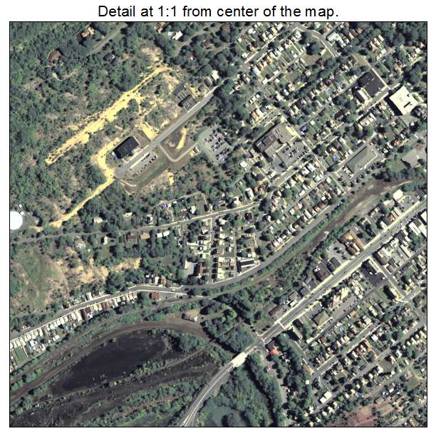 Palmerton, Pennsylvania aerial imagery detail