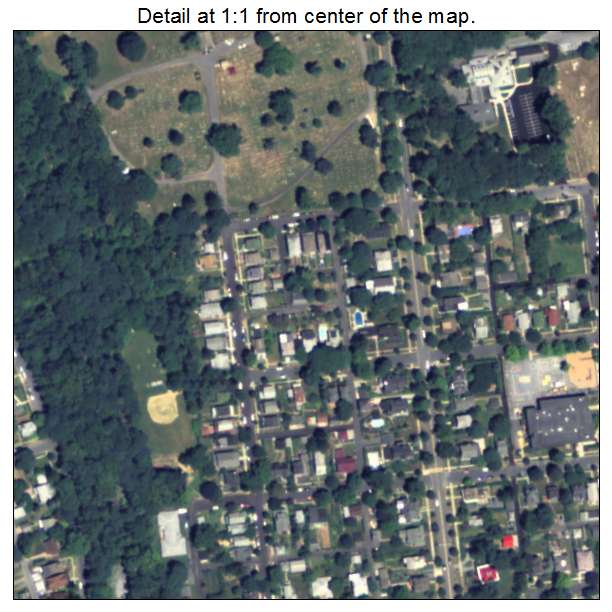 Paxtang, Pennsylvania aerial imagery detail