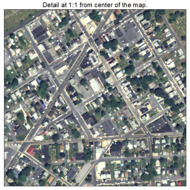 Penbrook, Pennsylvania aerial imagery detail