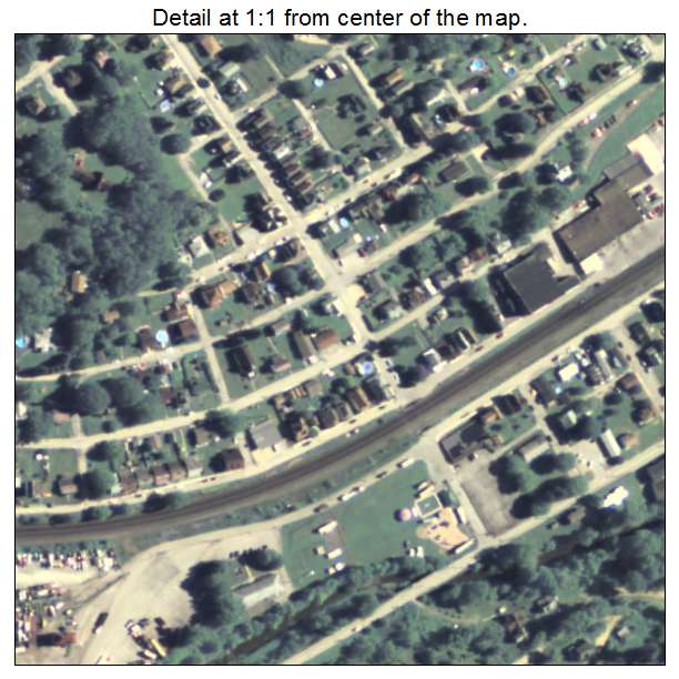 Penn, Pennsylvania aerial imagery detail