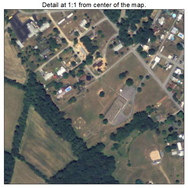 Penns Creek, Pennsylvania aerial imagery detail