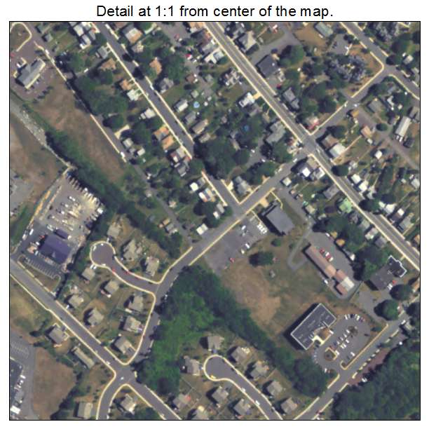 Pennsburg, Pennsylvania aerial imagery detail