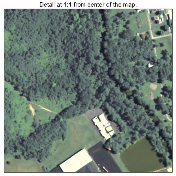 Petersburg, Pennsylvania aerial imagery detail