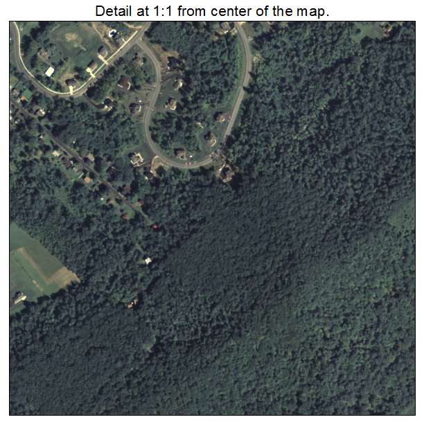 Pine Grove Mills, Pennsylvania aerial imagery detail