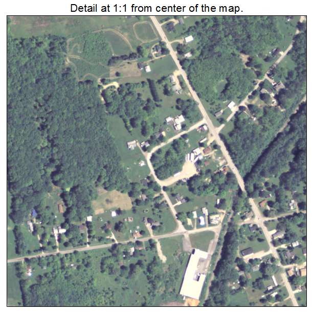 Platea, Pennsylvania aerial imagery detail