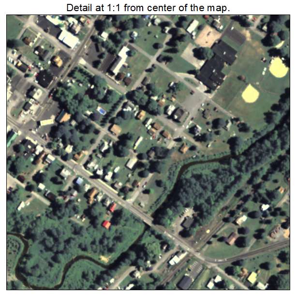 Port Matilda, Pennsylvania aerial imagery detail