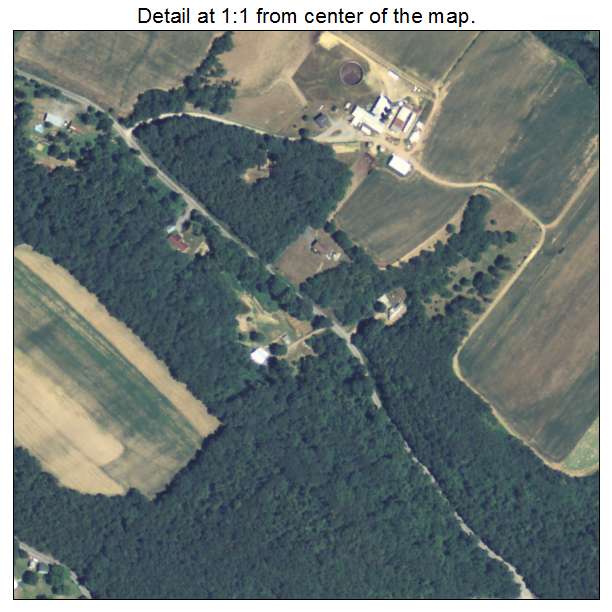 Port Trevorton, Pennsylvania aerial imagery detail