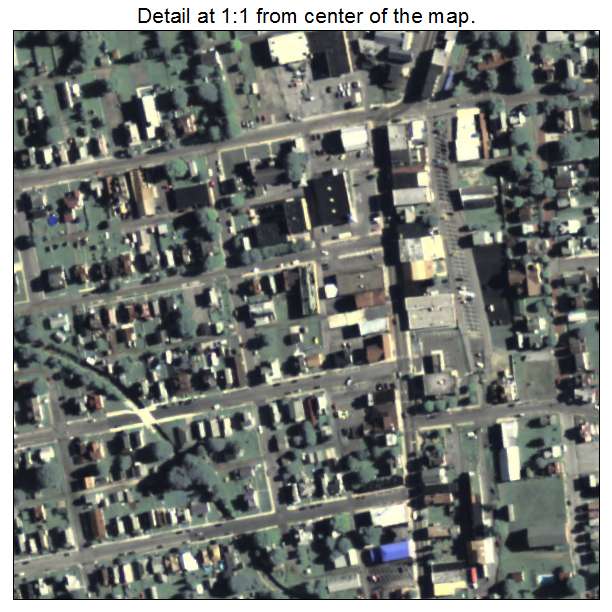 Portage, Pennsylvania aerial imagery detail