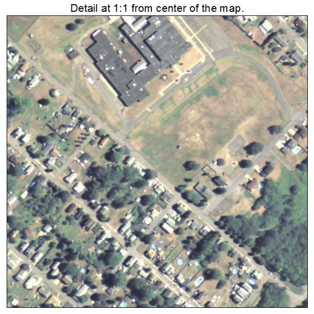 Pringle, Pennsylvania aerial imagery detail