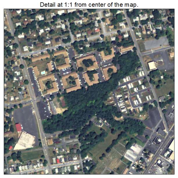Progress, Pennsylvania aerial imagery detail