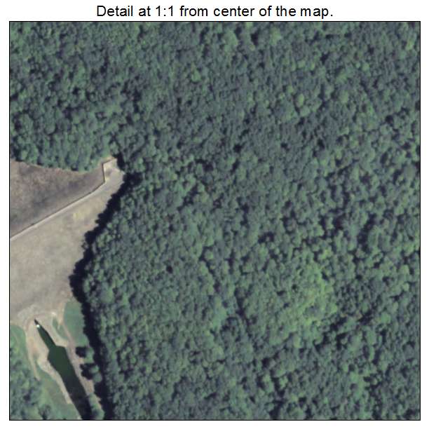 Prompton, Pennsylvania aerial imagery detail