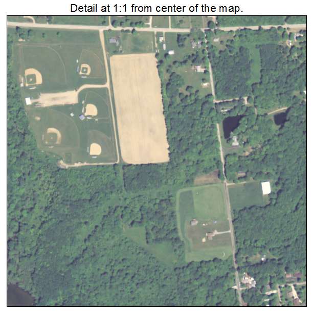 Pymatuning North, Pennsylvania aerial imagery detail