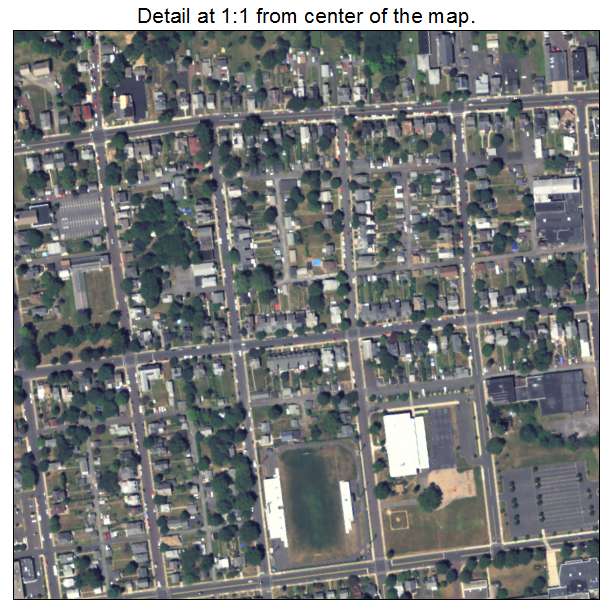 Quakertown, Pennsylvania aerial imagery detail