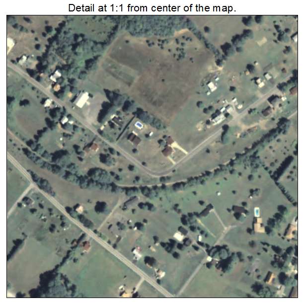 Ramey, Pennsylvania aerial imagery detail