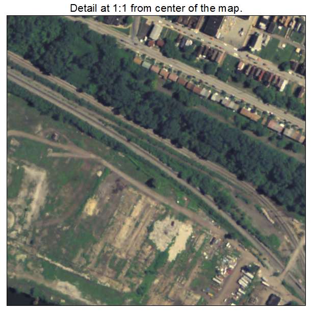 Rankin, Pennsylvania aerial imagery detail