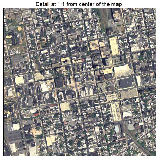Reading, Pennsylvania aerial imagery detail