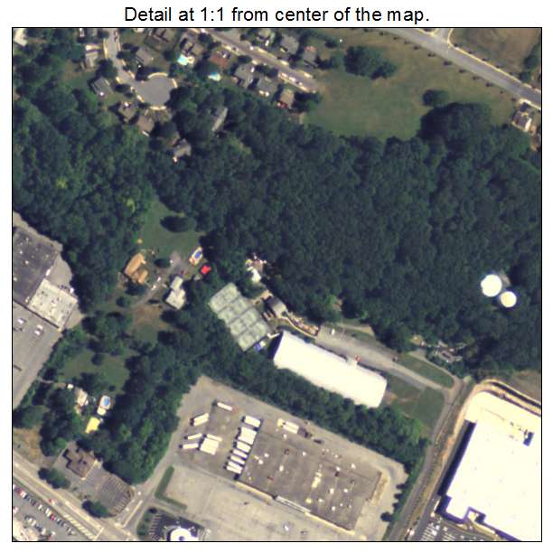 Reiffton, Pennsylvania aerial imagery detail