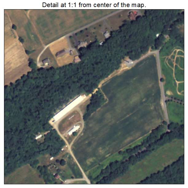 Richfield, Pennsylvania aerial imagery detail
